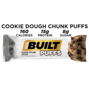 Built Bar Protein Puffs - Cookie Dough Chunk x 1 bar