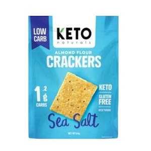 Health food: Almond Flour Crackers- Sea Salt 64gm