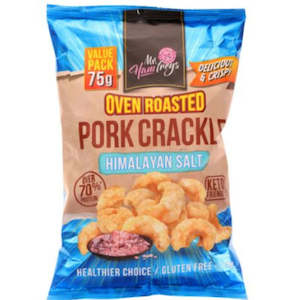 Health food: Oven Roasted Pork Crackle 75g- ORIGINAL