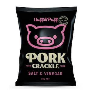 Health food: Salt & Vinegar Pork Crackle 25g