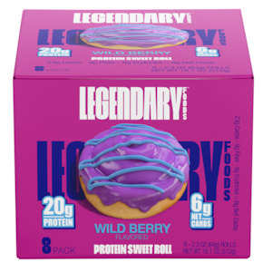 Health food: Wild Berry | Protein Sweet Roll | 8x Pack