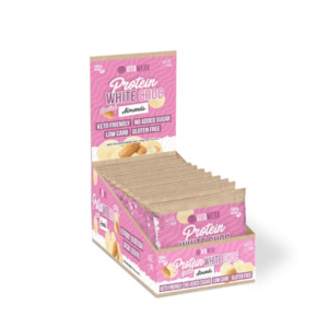 Health food: Protein White Chocolate Coated Almondsx 10 BOX BUNDLE