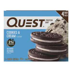 Quest Protein Bars Cookies & Cream 4 Pack