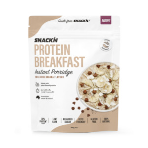 Health food: Protein Breakfast Instant Porridge Milk Choc Banana Flavour - 450g