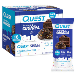 Chocolate Cake Frosted Cookie Box of 8