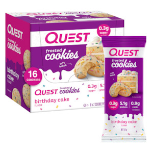 Birthday Cake Frosted Cookies- Box of 8 BB Jan 25