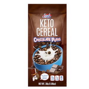 Health food: Chocolate Puffs Keto Cereal- 30g