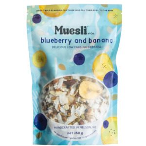 Health food: Blueberry & Banana Muesli 3.50g