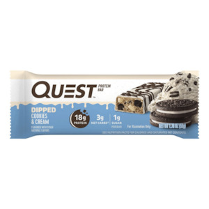 Dipped Chocolate Protein Bar COOKIES AND CREAM x 1 Bar