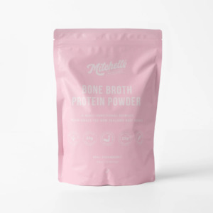 Bone Broth Protein Powder - Real Strawberry 500g