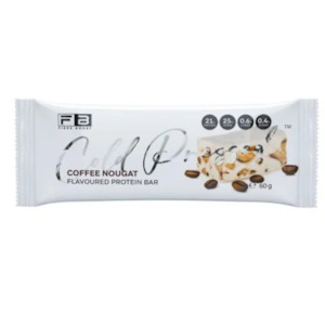 FIBRE BOOST Coffee Nougat 60g Cold Pressed Protein Bar -