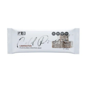 FIBRE BOOST Lamington - 60g Cold Pressed Protein Bar -