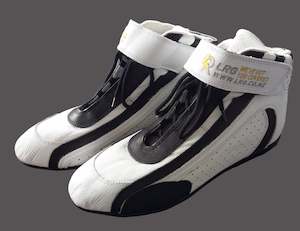 Karting Boots - White / Black -