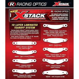 Clothing: ROUX RACE OPTIC TEAR OFFS