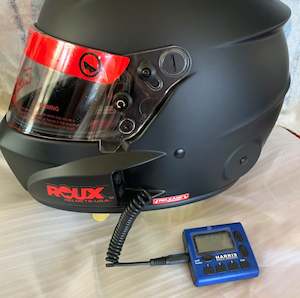 Clothing: Roux Speedway Roux R-1 Helmet - with speakers