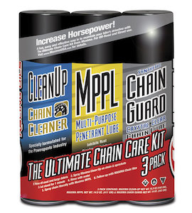 Clothing: Maxima Chain Care Combo Kit featuring Syn Chain Guard - Increase Horse Power