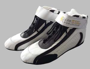 Race Boots SFI - White / Black - SFI 3.3  (LRGWBSFI)