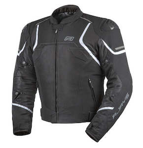 Clothing: RJAYS PACE AIRFLOW Jacket Blk/Wht - Hi-Flow Mesh Sports