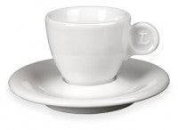 Accessories: Lucaffe total white cappuccino cup & Saucer (6 piece)