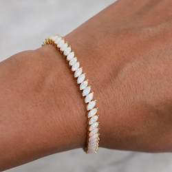 Jewellery: Opal Fiare Tennis Bracelet