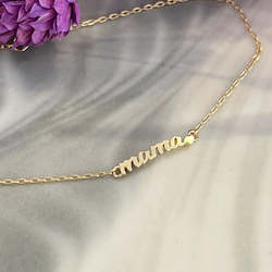 Jewellery: 10kt Gold Love for Mama Bracelet