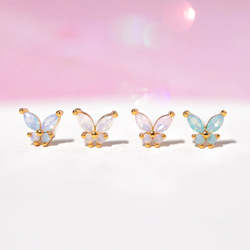 Jewellery: Butterfly Kiss Stud Set