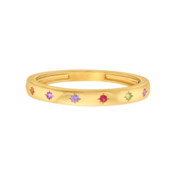 Jewellery: Gold Starburst Ring