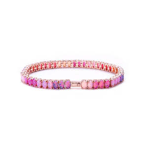 Rose Gold Pink Ombre Candy Bracelet