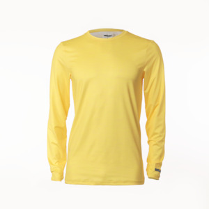 Sun Yellow ☀️  | Long Sleeve Tech Tee | Recycled Ground Coffee Polyester | Male/Unisex