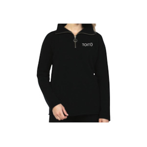 Women's Half Zip Merino Sweater | Toitū