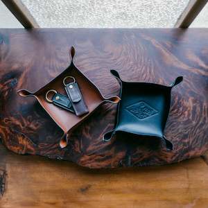 Leather Stuff Tray