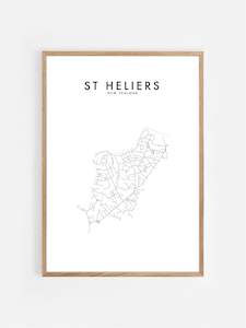 ST HELIERS HOMETOWN PRINT