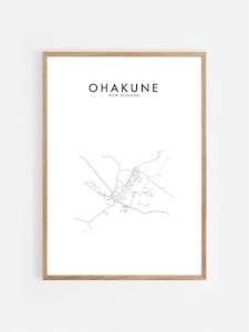 Ohakune, Nz Hometown Print