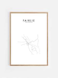 Fairlie, Nz Hometown Print