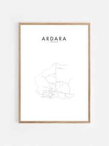 ARDARA, IRELAND HOMETOWN PRINT