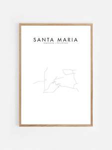 Interior design or decorating: SANTA MARIA, PAMPANGA, PHILIPPINES HOMETOWN PRINT