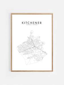 KITCHENER, CANADA HOMETOWN PRINT