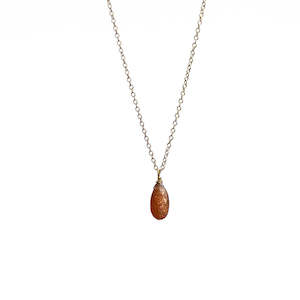 Peach Sunstone AORAKI Pendant Necklace