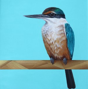 Creative art: Blue Bird' Kotaré Painting