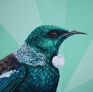 Sunrise Song' Tui Painting