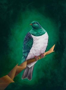 Queen of the Treetops' Kereru Limited Edition Print