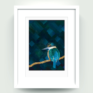 Not Alone' Kingfisher Limited Edition Print