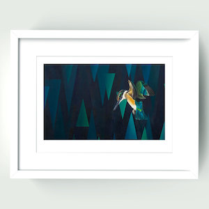 Freefalling' Kingfisher Limited Edition Print