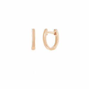 MINI 14-carat rose gold single huggie earring Lulu's Collective