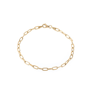 PETITE CLASSIC LINK 14-carat gold bracelet Lulu's Collective