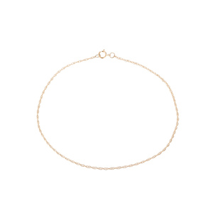 ROPE 14-carat gold 10" chain anklet Lulu's Collective