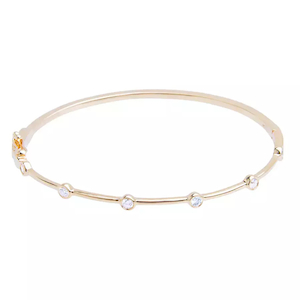 STONES diamond and 14-carat gold bangle Lulu's Collective