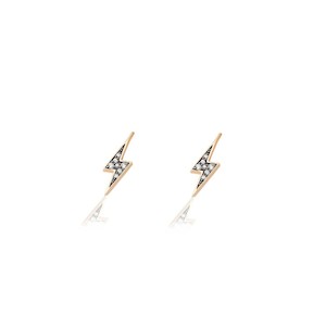 BOLT 18 - carat gold and diamond stud earrings - Lulu's Collective Designer Jewe…