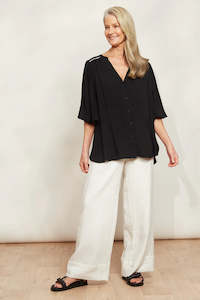 La Mer Relaxed Top - Sable - EB&IVE