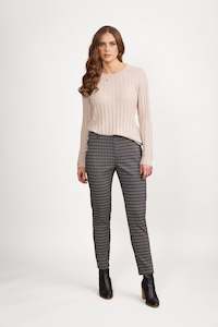 Skinny Leg Ankle Grazer Pant - Solar - VASSALLI